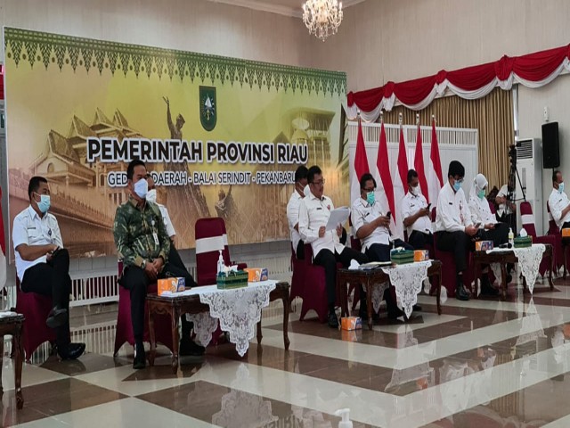 Pemprov Riau Paparkan Pergeseran APBD di Refleksi Akhir Tahun 2020