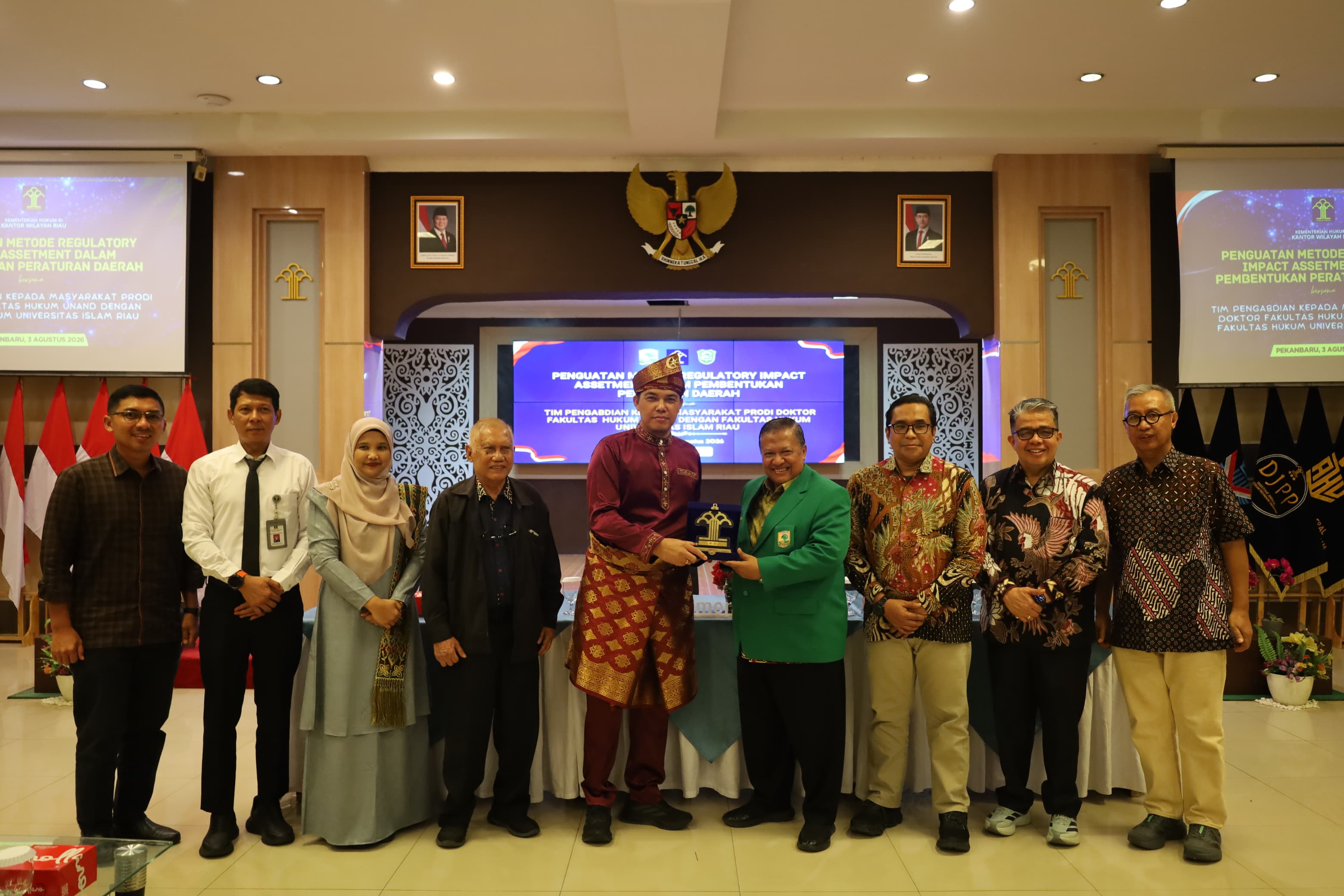 Pembentukan Perda Berkualitas, Kanwil Kemenkum Riau dan Unand Perkuat Sinergi Penguatan Metode RIA