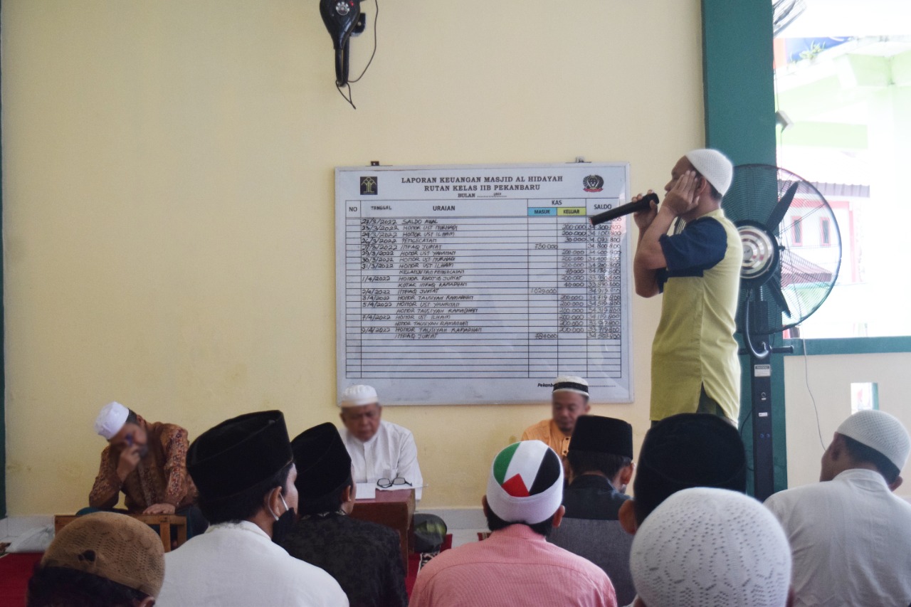 Puluhan Warga Binaan Rutan Pekanbaru Antusias Ikuti Lomba Azan
