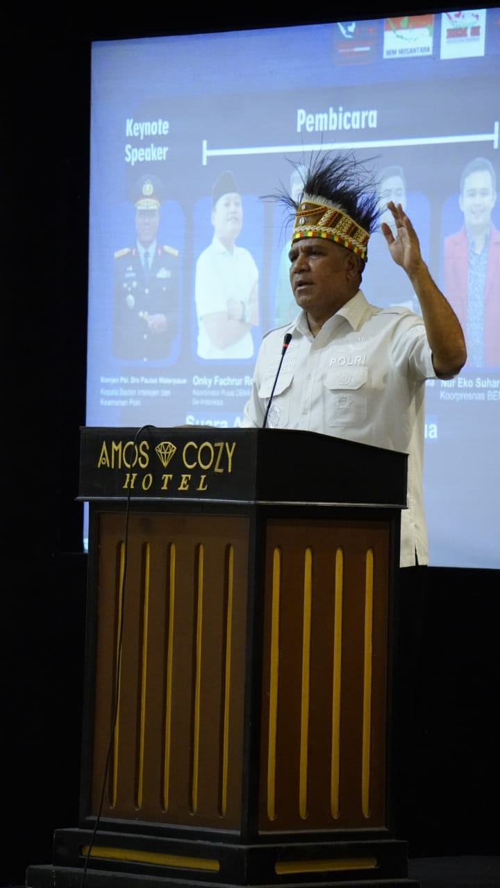 Seminar BEM PTMI, Irjen Argo Yuwono: IPM Papua Paling Rendah di Indonesia
