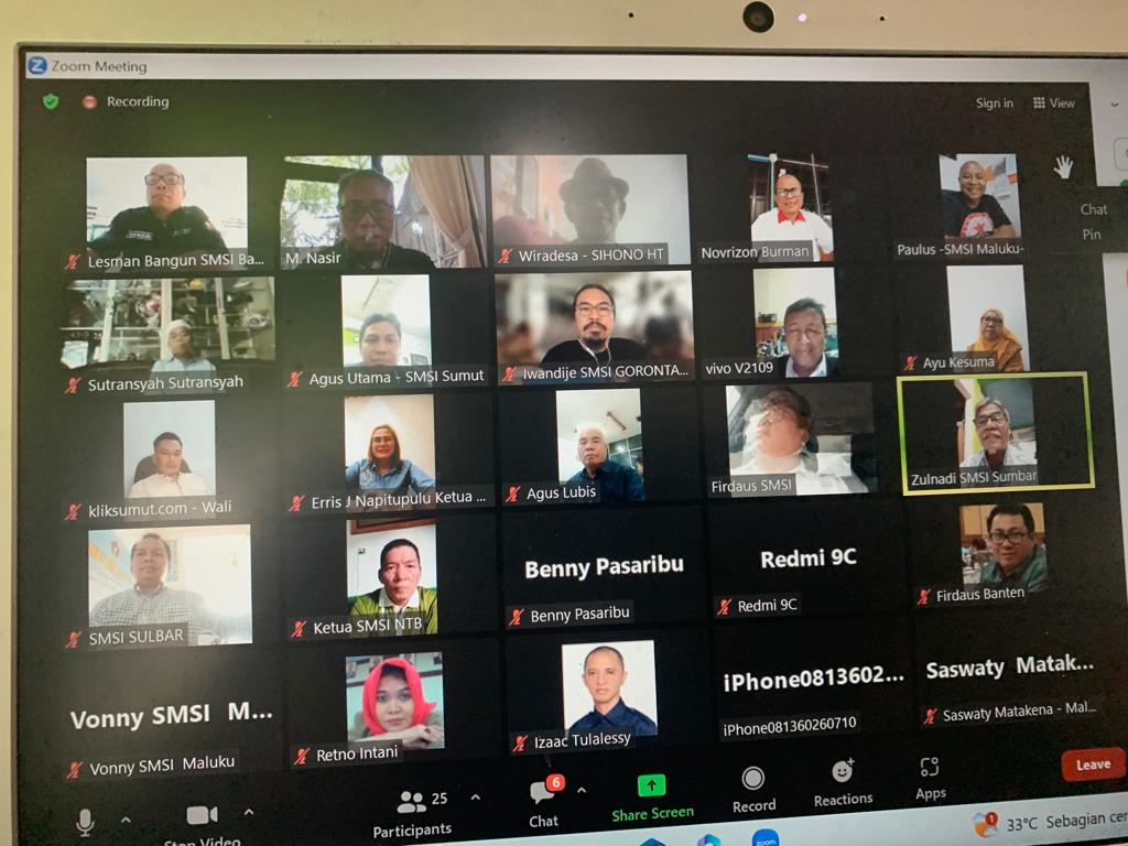 Rapat Pleno SMSI Secara Tegas Tolak Perpres Hak-Hak Penerbit