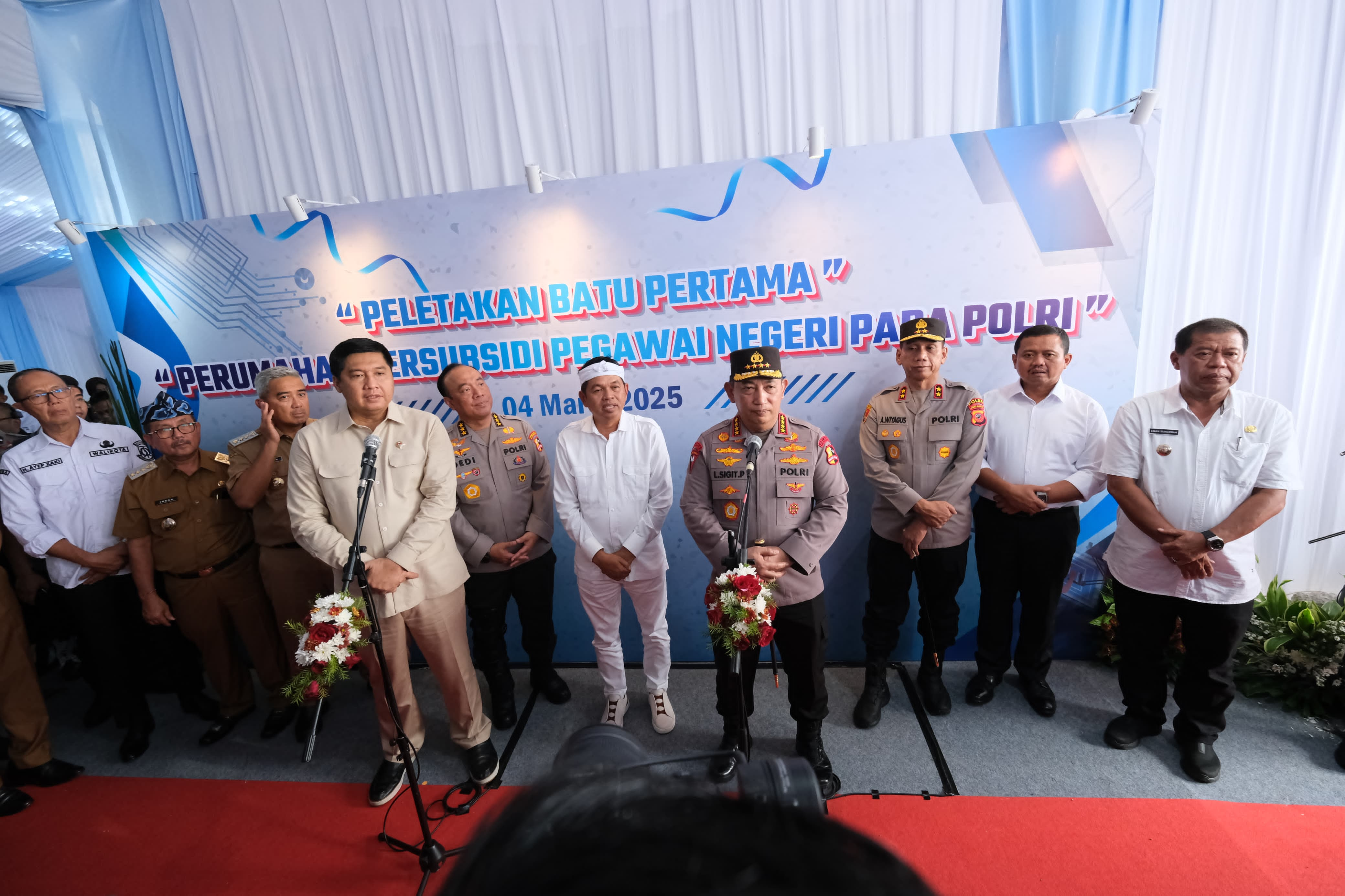 Groundbreaking Serentak Rumah Subsidi Polri, Kapolri: Target 100.000 Rumah di 2025