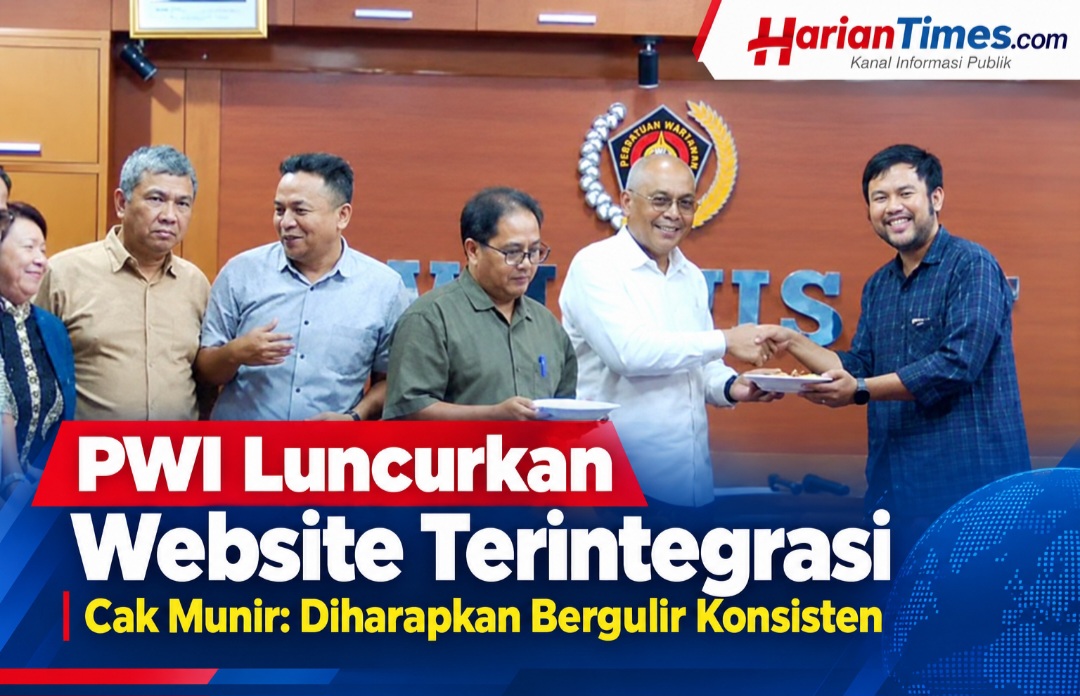 PWI Luncurkan Website Terintegrasi, Cak Munir: Diharapkan Bergulir Konsisten