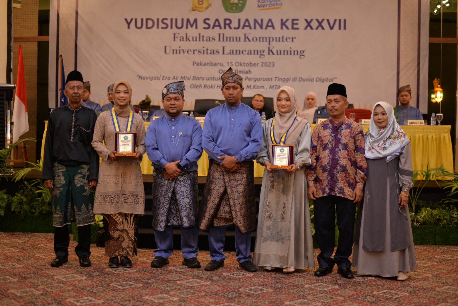 Yudisium Fasilkom Unilak ke-27, Prof Junaidi: Saya Mendoakan Dapat Menjadi Orang Suskes