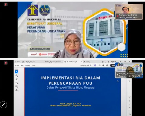 Kanwil Kemenkum Riau Tingkatkan Kompetensi Perancang Peraturan Perundang-undangan