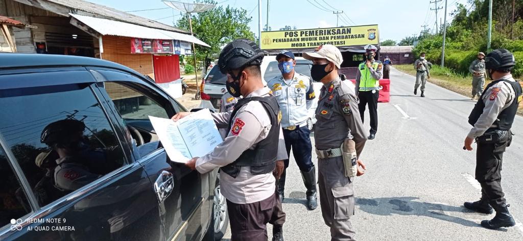 Polda Riau Dirikan 58 Pos Penyekatan di Jalur Antar Kabupaten dan Provinsi