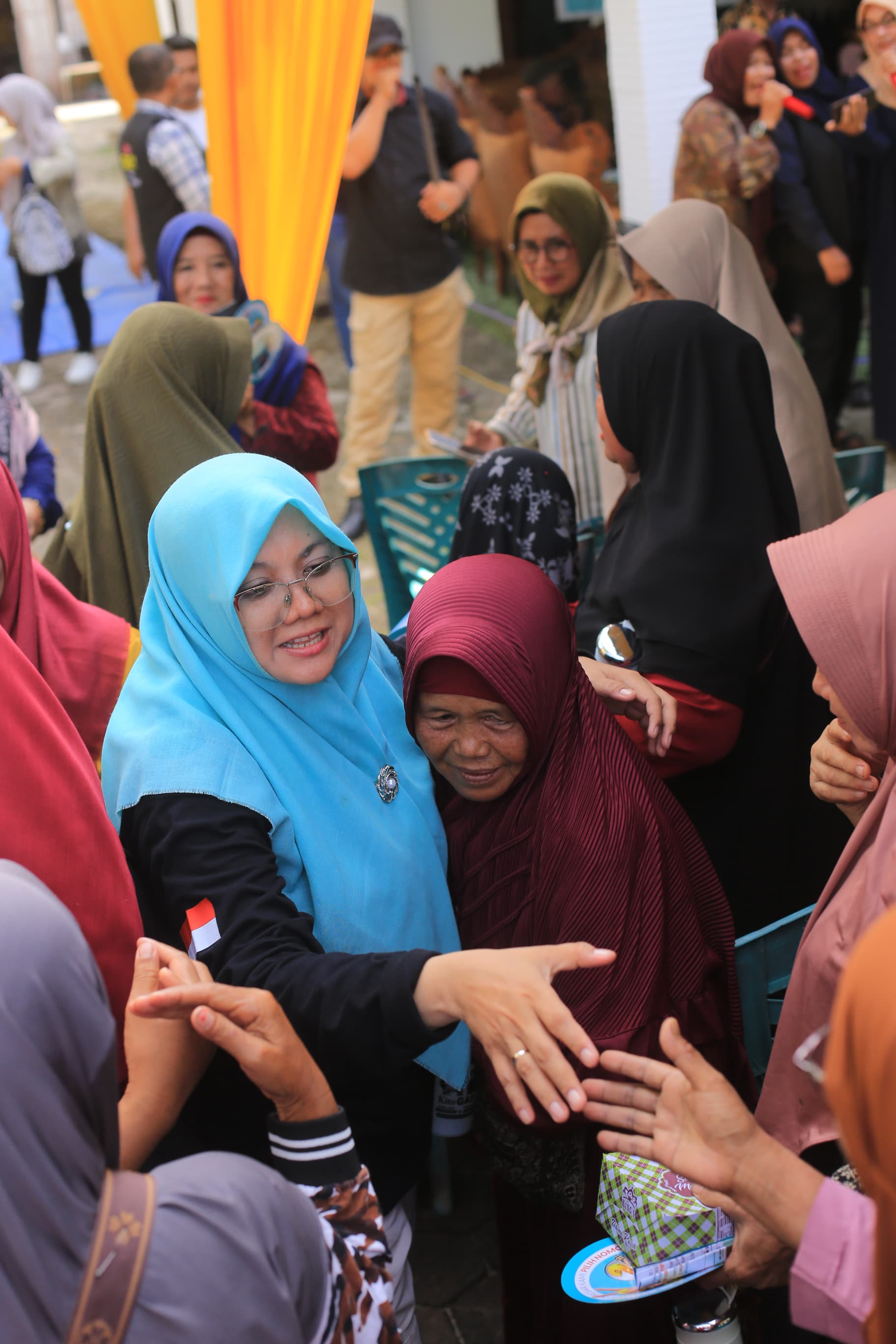 Kampanye Dialogis di Sabak Auh, Afni: Kita Akan Berikan yang Terbaik Untuk Masyarakat