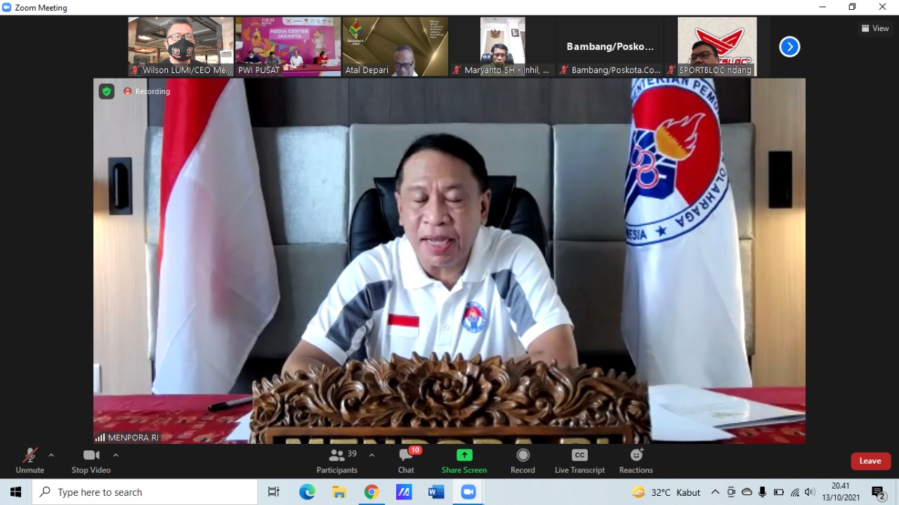 Diskusi dengan Media, Menpora Ingin Indonesia Punya Lab Antidoping