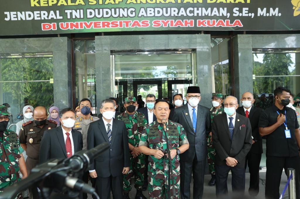 Kuliah Umum di Unsyiah, Kasad: Nasionalisme Aceh Tidak Diragukan Lagi