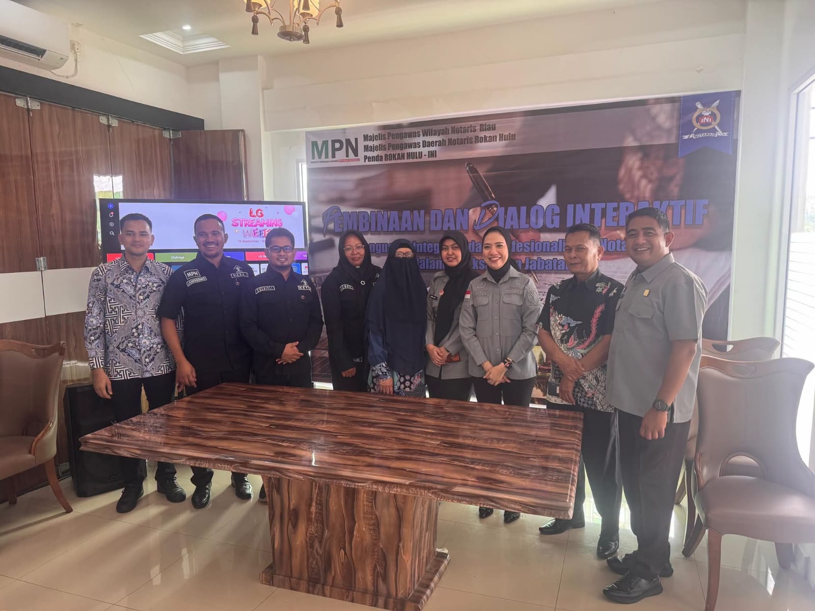 Kanwil Kemenkum Riau Perkuat Pembinaan dan Pengawasan Notaris di Rohul