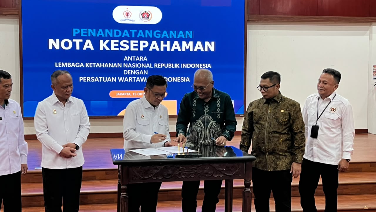Jaga Ketahanan Nasional, PWI Perkuat Sinergi dengan Lemhannas
