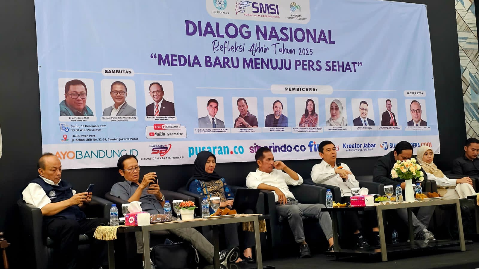 SMSI Pusat Gelar Dialog Nasional Refleksi Akhir Tahun 2025 Bertema “Media Baru Menuju Pers Sehat”