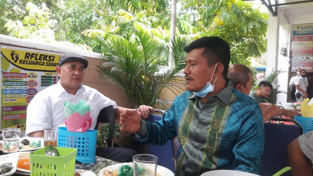Jalin Komunikasi Kemitraan, Calon Ketua REI Riau Silaturahmi dengan Pengurus PWI Riau