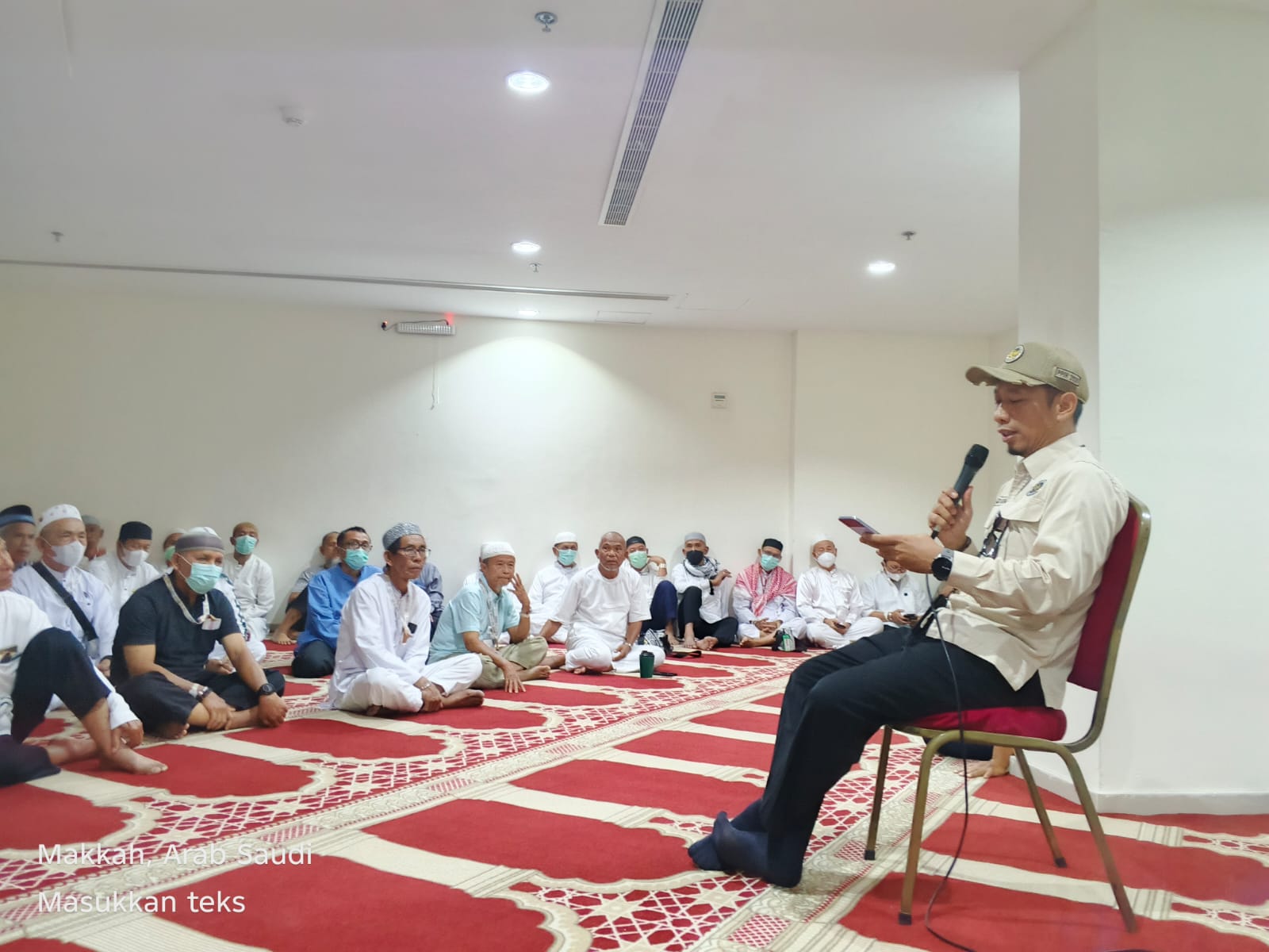 Matangkan Persiapan Puncak Haji, Kloter BTH 09 Gelar Manasik Armuzna dan Sosialisasikan Skema Murur