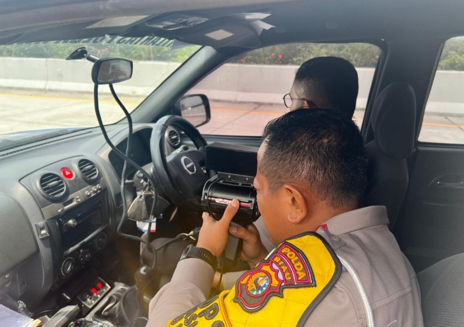 15 Pelanggar Batas Kecepatan Terjaring di Dua Ruas Jalan Tol Utama Provinsi Riau