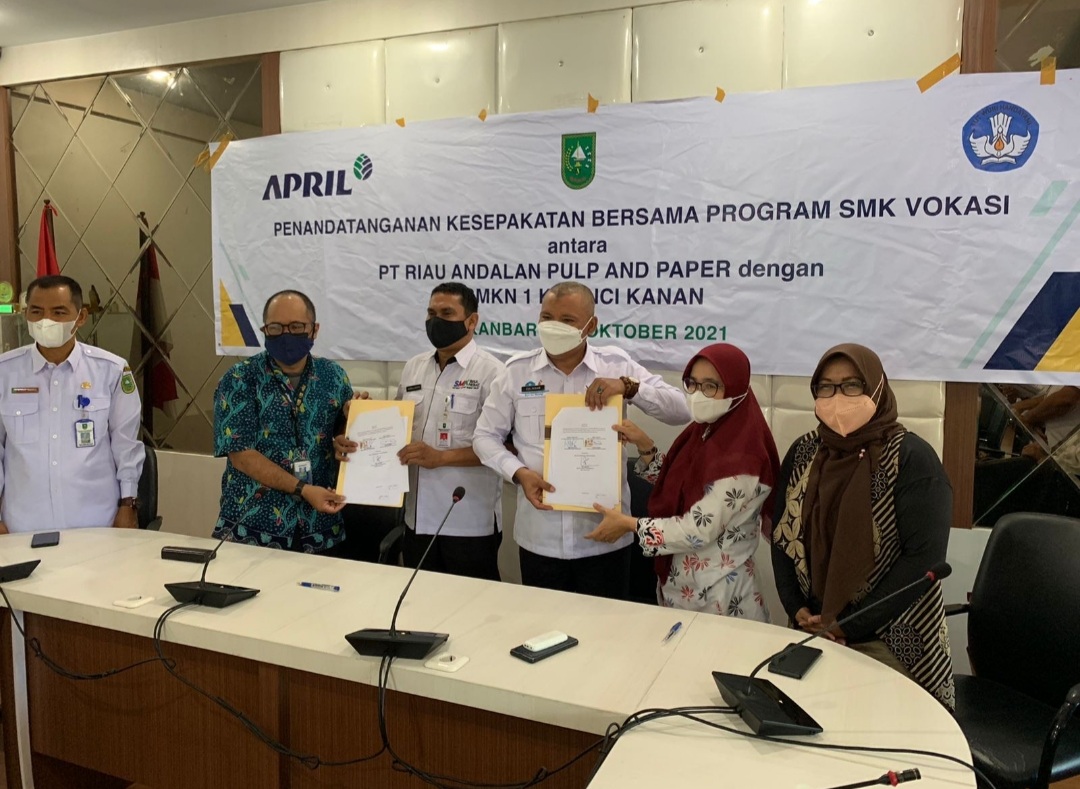 Program SMK Vokasi, RAPP Teken.MoU dengan Dinas Pendidikan Riau