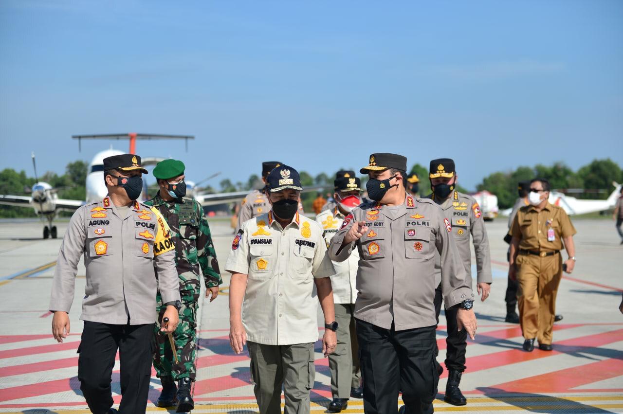 Wakapolri Berikan Asistensi Pelaksanaan Penanganan Covid-19 di Riau
