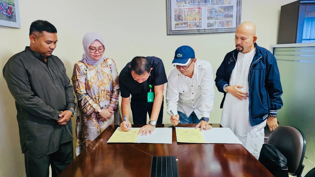 Tindak Lanjuti MoU, Universitas Hang Tuah Pekanbaru Sambangi PWI Riau