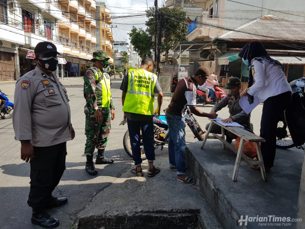 Operasi Yustisi di Simpang Kartini-Imam Bonjol, 8 Orang Terjaring