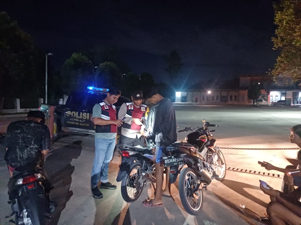 Patroli KYRD,  Personil Polres Siak Sasar Sejumlah Titik Lokasi Rawan Kejahatan