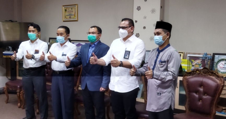 Dalam Rangka Pembentukan MKI Wilayah Riau, Manajemen PLN Temui Rektor Unilak