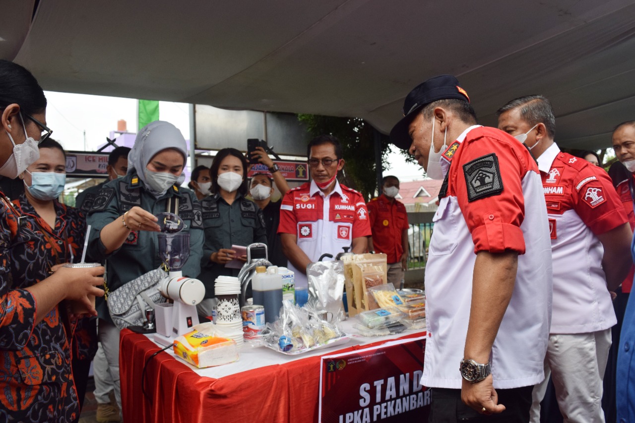 Rutan Pekanbaru Tuan Rumah Pemasyarakatan Peduli UMKM