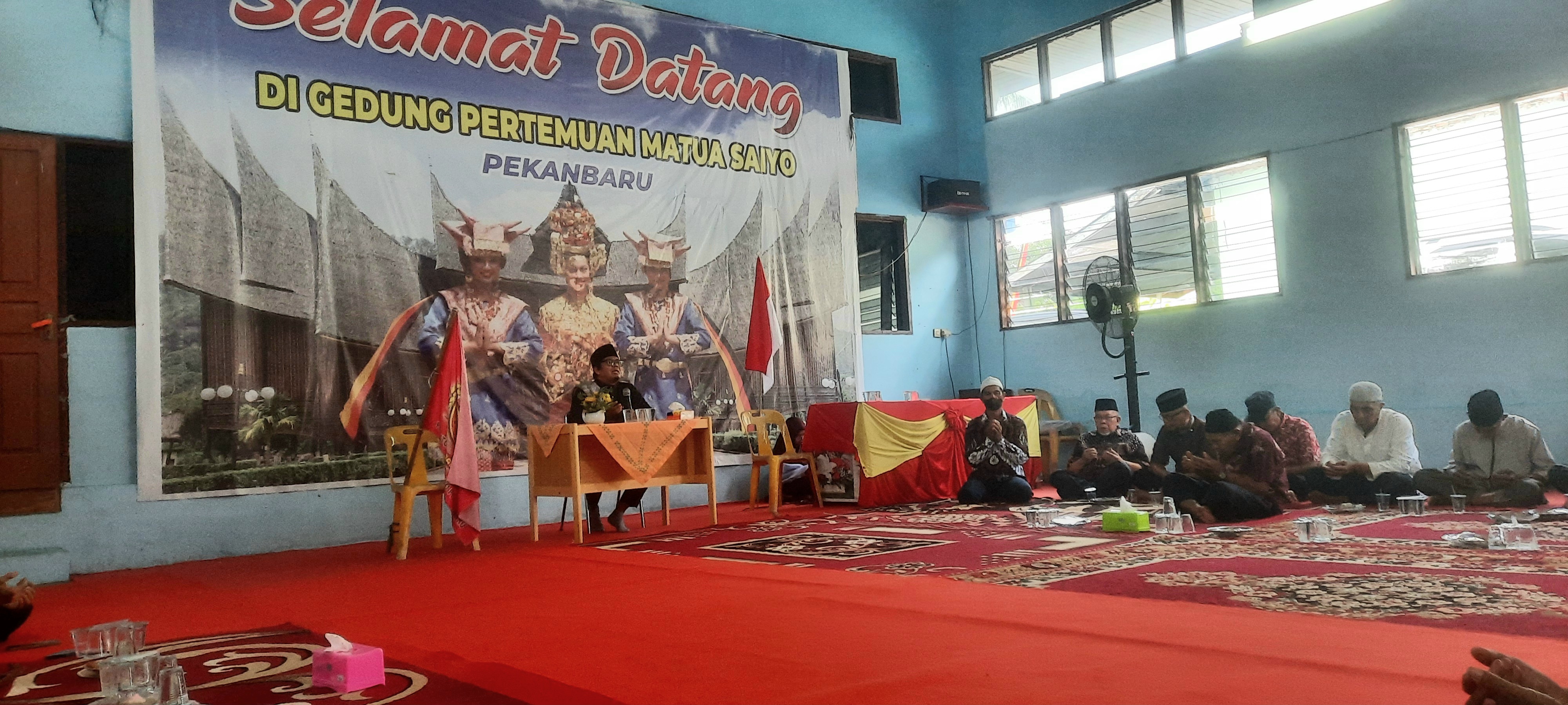 Persatuan Matua Saiyo Pekanbaru Gelar Maulid Nabi Muhammad SAW