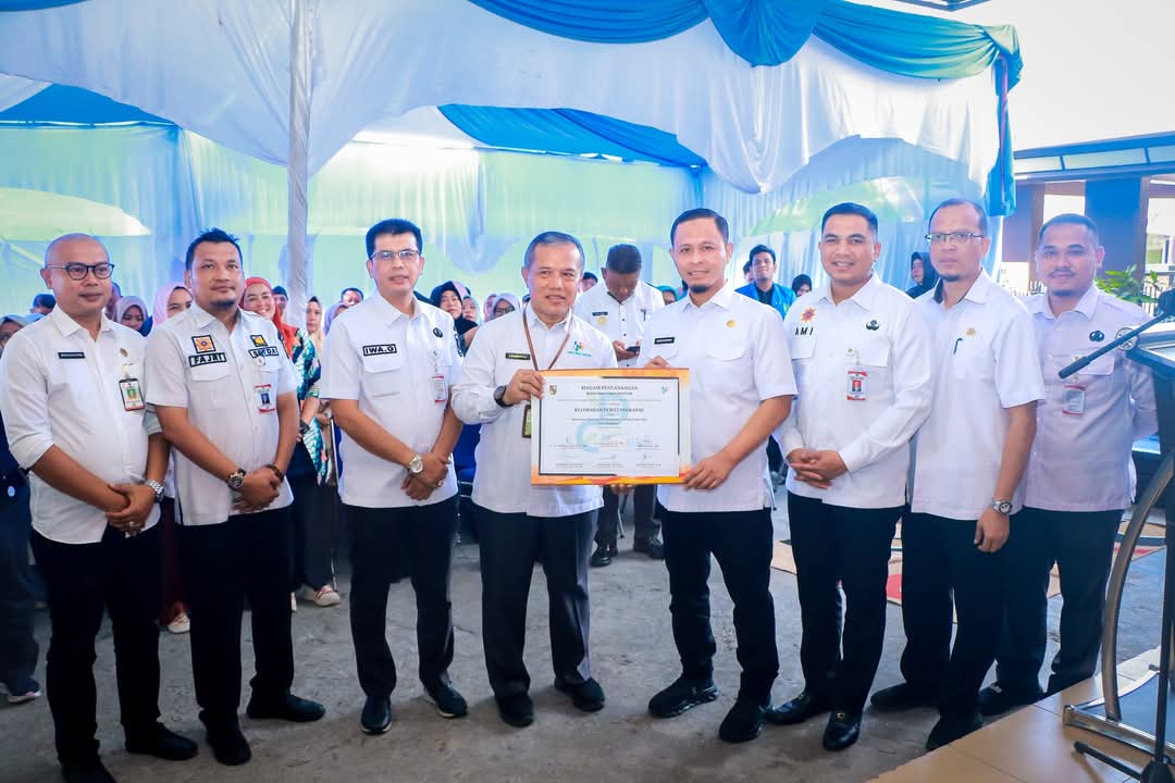 Walikota Pekanbaru Agung  Nugroho Canangkan Program Kelurahan Cantik 2025 di Pematang Kapau