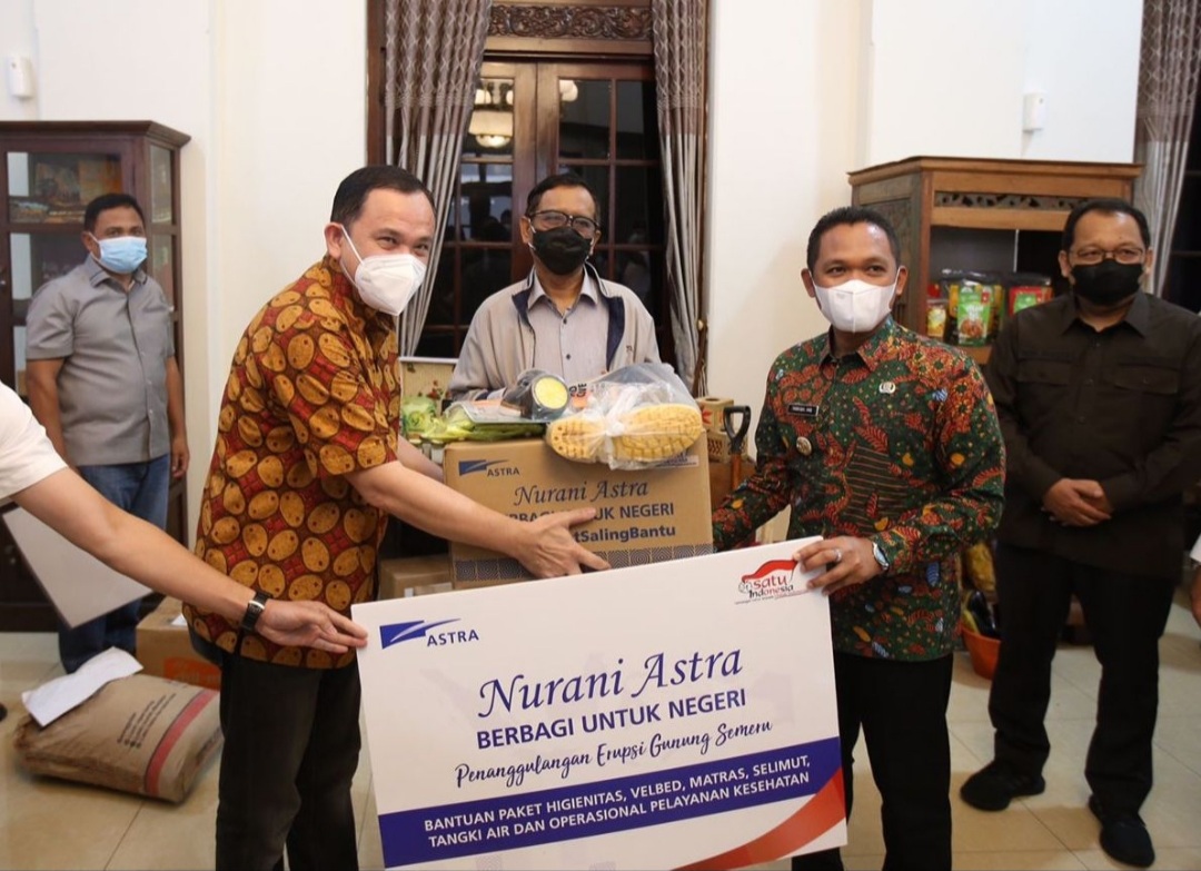 Peduli Korban Erupsi Gunung Semeru, Nurani Astra Salurkan Bantuan Tahap Awal Senilai Rp4,4 Miliar