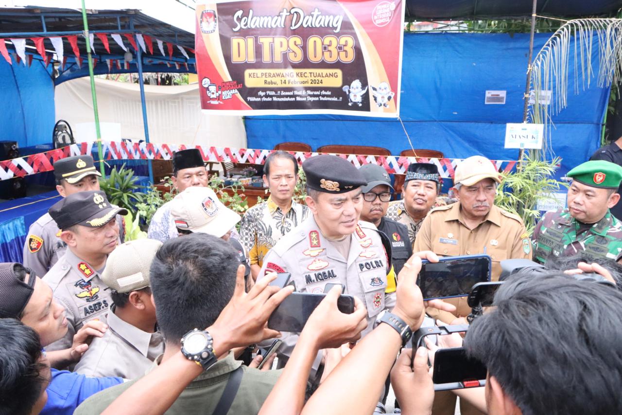 Tinjau TPS di Siak, Kapolda Riau: Semuanya Terlihat Solid, Kompak dan Berintergritas