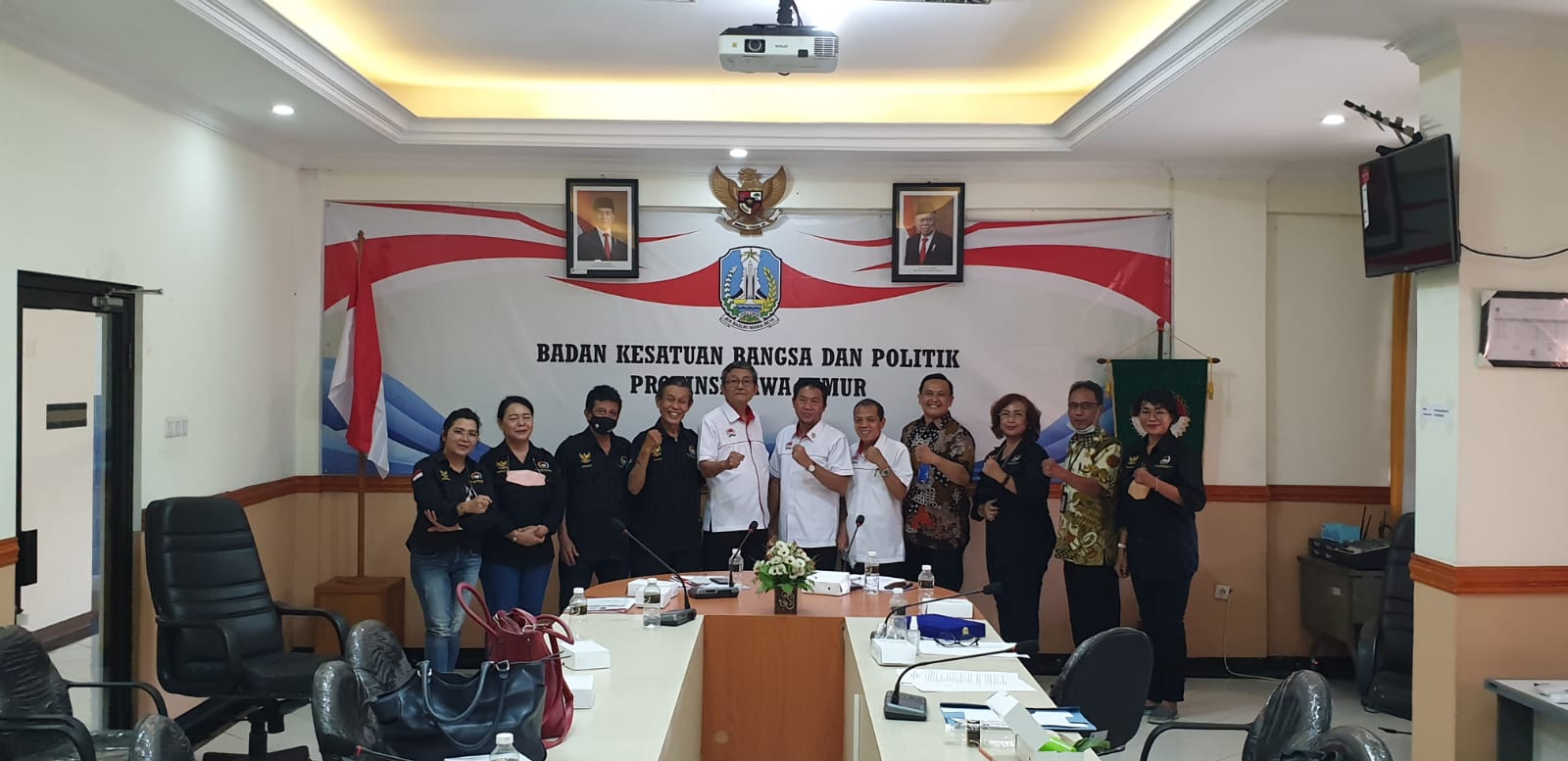 Kunker ke Kesbangpol dan FPK Jatim, Tim FPK Riau Sosialisasikan Hasil Rakor dan Raker