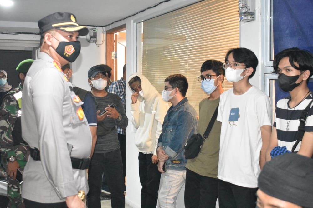 Melanggar Prokes, Puluhan Pemuda Pemudi Terjaring Operasi Yustisi Gabungan
