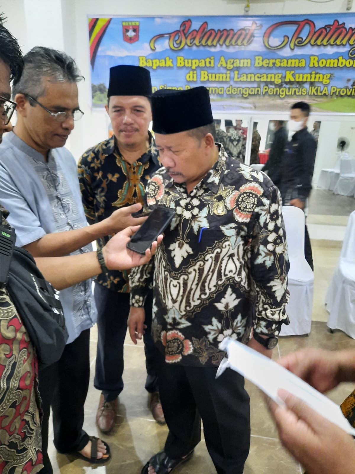 Ingin Membentuk IKLA Jakarta, Bupati Agam Jadikan IKLA Riau Percontohan