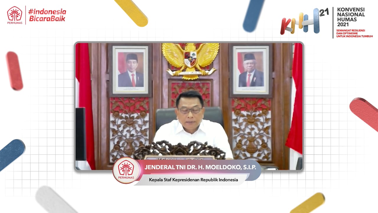 Buka KNH, Moeldoko: Humas Dituntut Dapat Beradaptasi dengan Kemajuan Teknologi