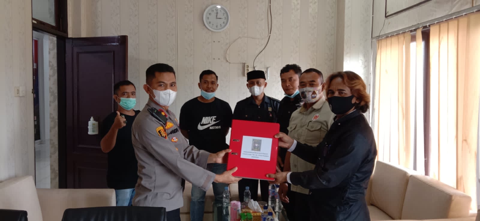 Pengurus PSHT Pusat Madiun Silaturahmi ke Polres Siak