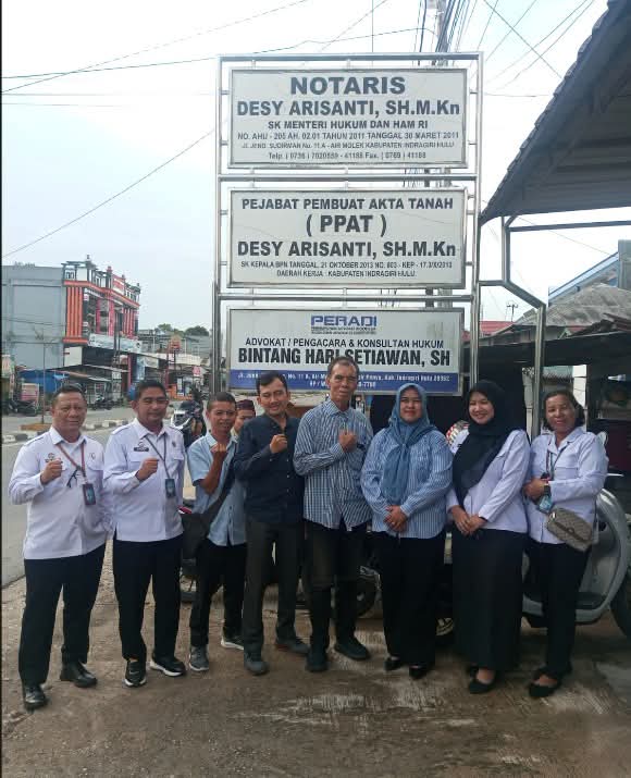 Kanwil Kemenkum Riau Perkuat Pengawasan Protokol Notaris di Inhu