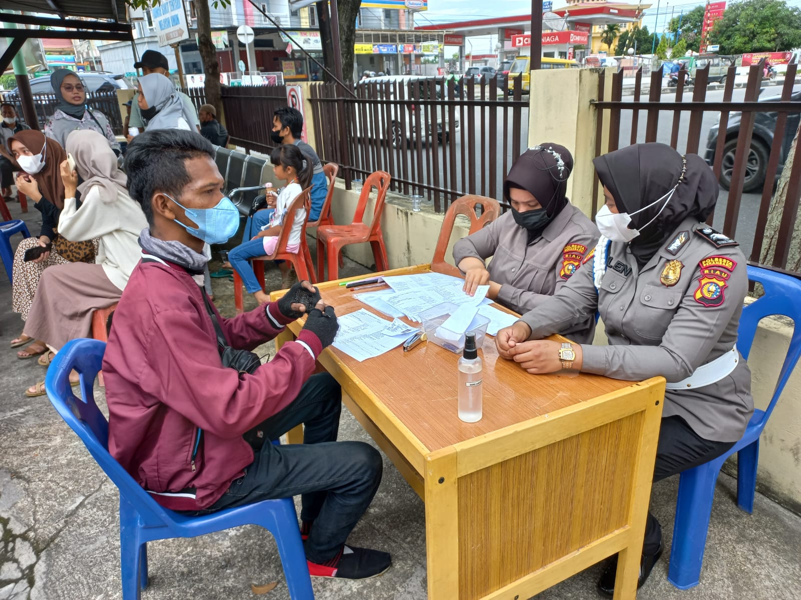 Polresta Pekanbaru Gelar Vaksinasi Gembira, Kapolresta: Selama Seminggu 623.228 Orang Telah Divaksin