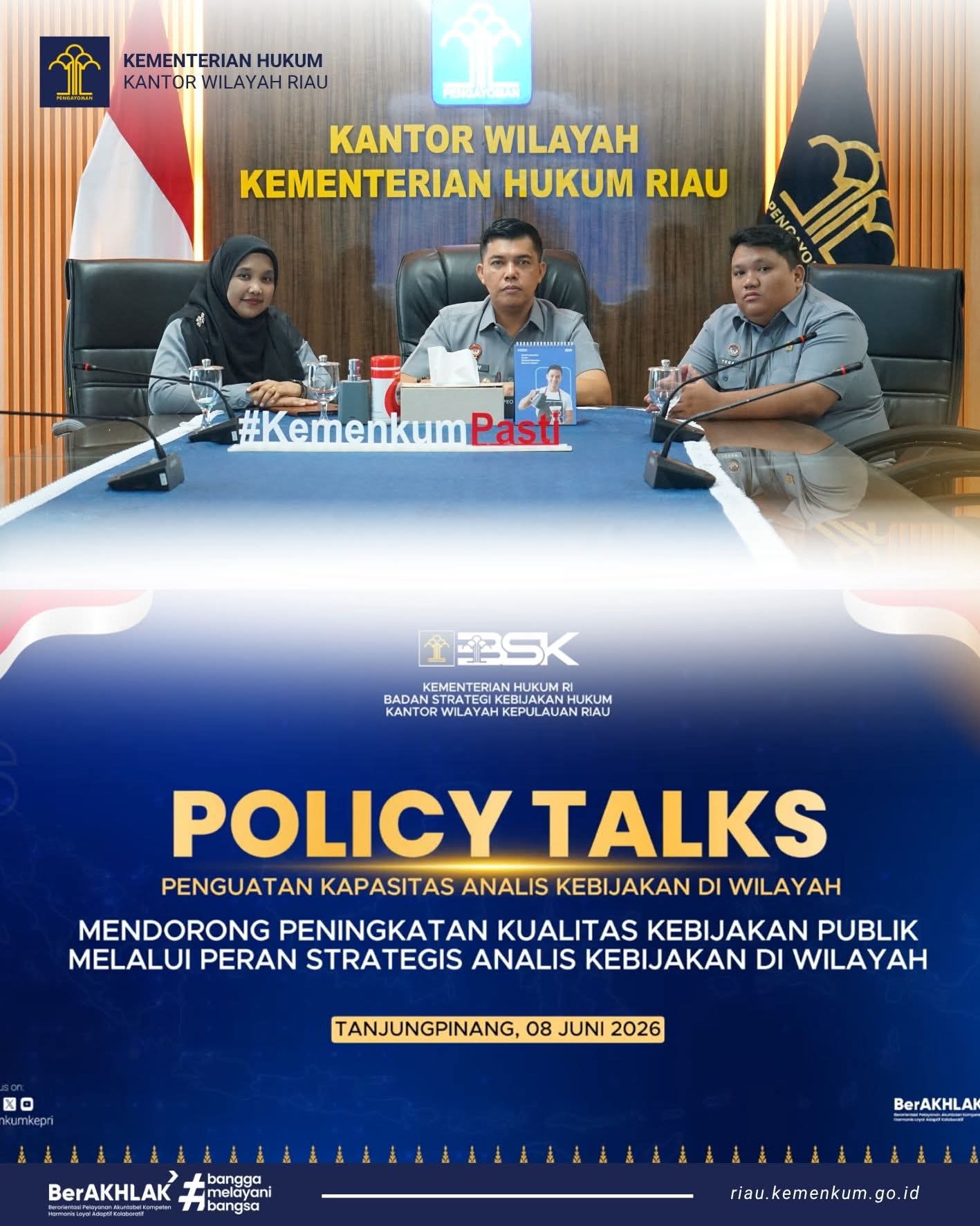 Ikuti Forum Policy Talks, Rudy Hendra Pakpahan: Penguatan Kapasitas Analis Kebijakan adalah Keharusan