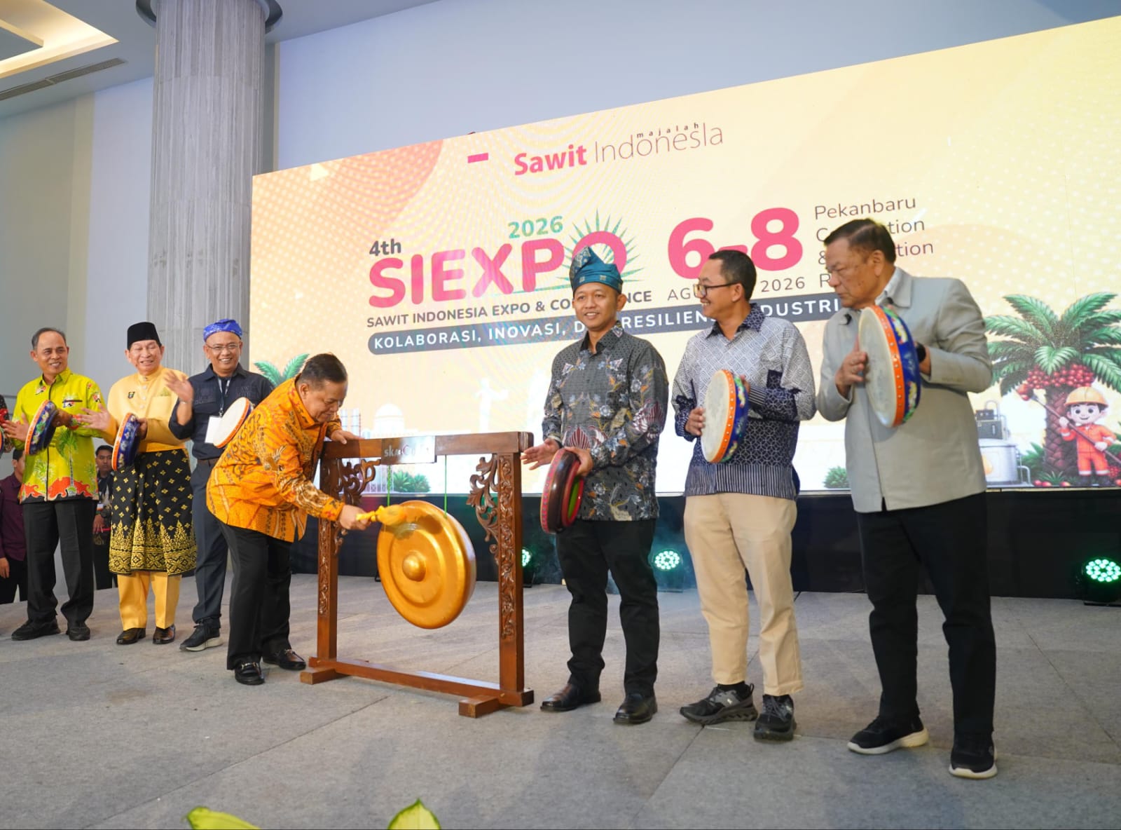 Buka SIEXPO 2026, Plt Gubri: Kita Bersyukur Harga Sawit Sudah Kembali Sekitar Rp3.500/Kg