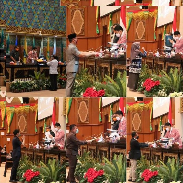 Paripurna DPRD Riau Bahas Empat Agenda, Fraksi-Fraksi Sampaikan Pandangan Umum