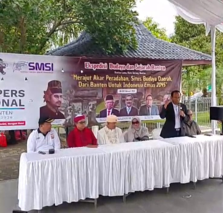Ratusan Pemilik Media Anggota SMSI Ikuti Ekspedisi Banten Lama