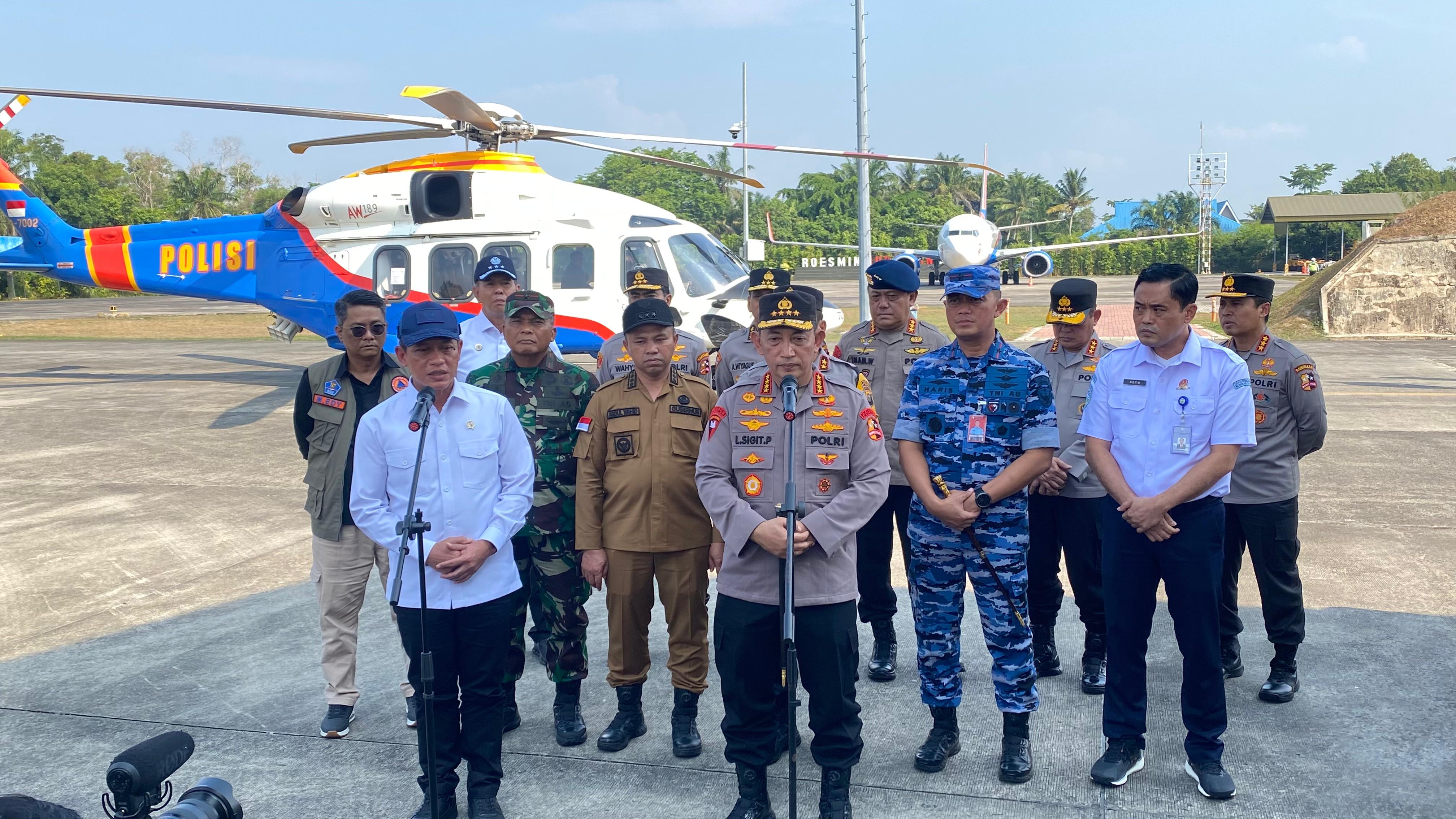 Tinjau Titik Api yang Masih Aktif, Kapolri: Penindakan akan Dilakukan Tanpa Pandang Bulu