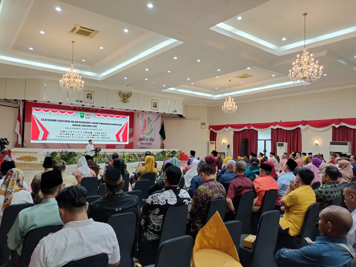 Silaturahmi Bersama FPK dan Paguyuban se Riau, Syamsuar: Semua Harus Nembaur dan Menjaga Kondusifitas Daerah