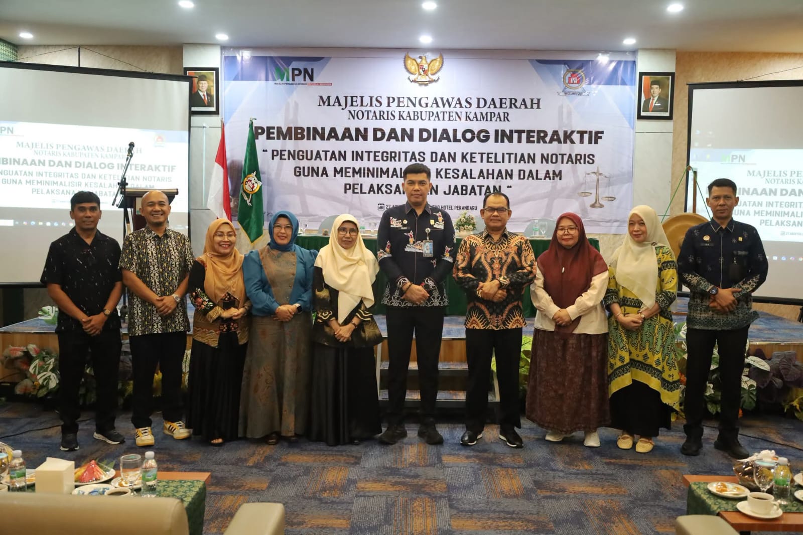 Kemenkum Riau Gelar Pembinaan dan Dialog Interaktif MPD Notaris Kampar