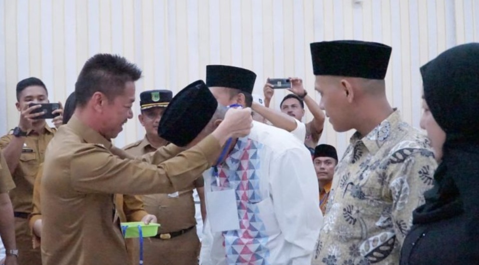 Bupati Rohil Afrizal Sintong Buka Penjaringan Bacalon Penghulu Serentak