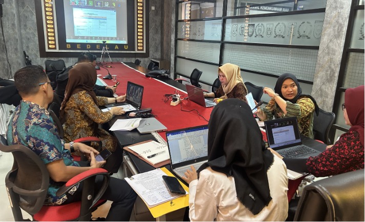 Perkuat Kualitas Layanan Publik, Divisi P3H Kemenkum Riau Matangkan Standar Pelayanan