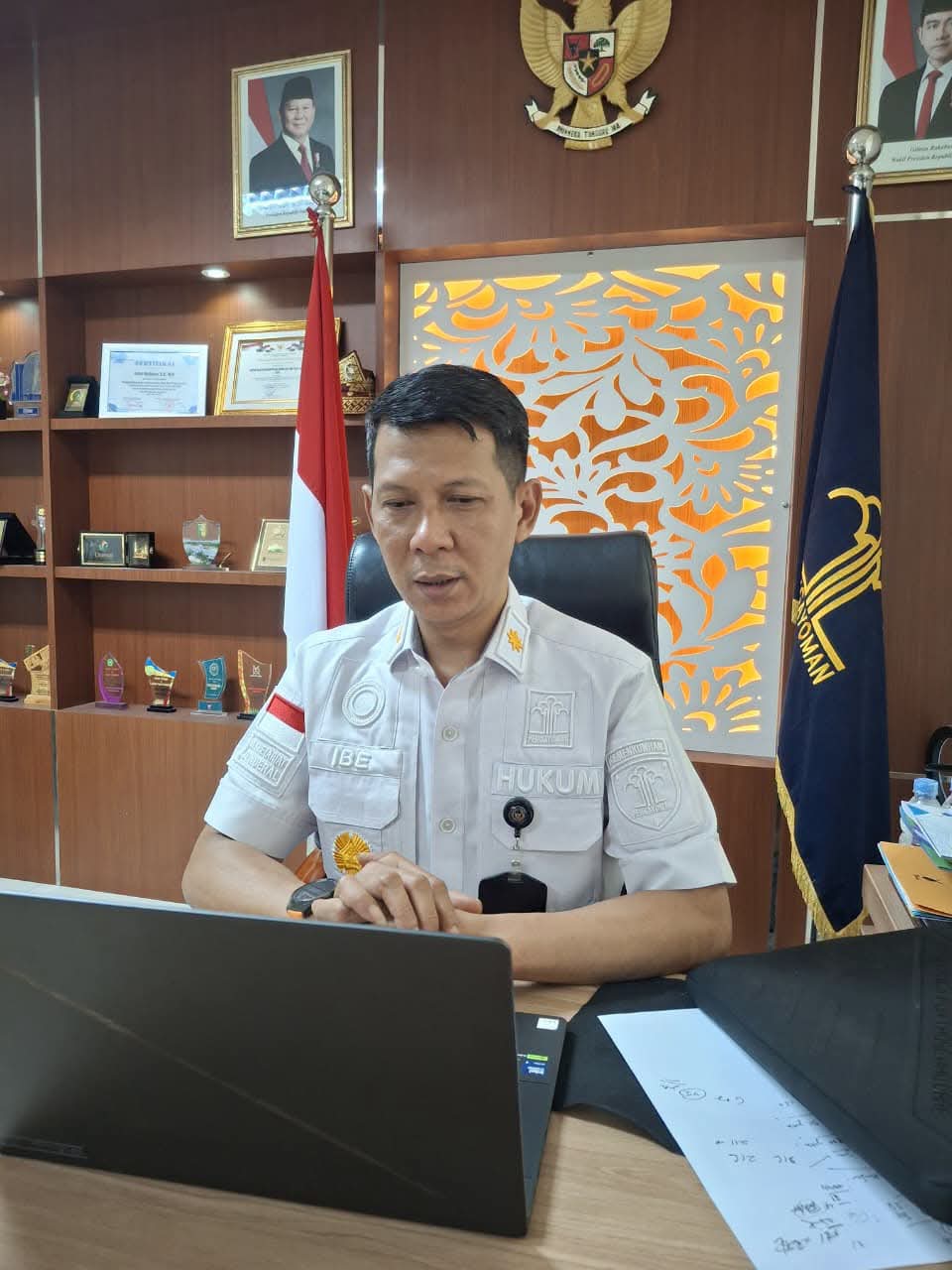 Kanwil Kemenkum Riau Ikuti Pembekalan Diklat 200 JP