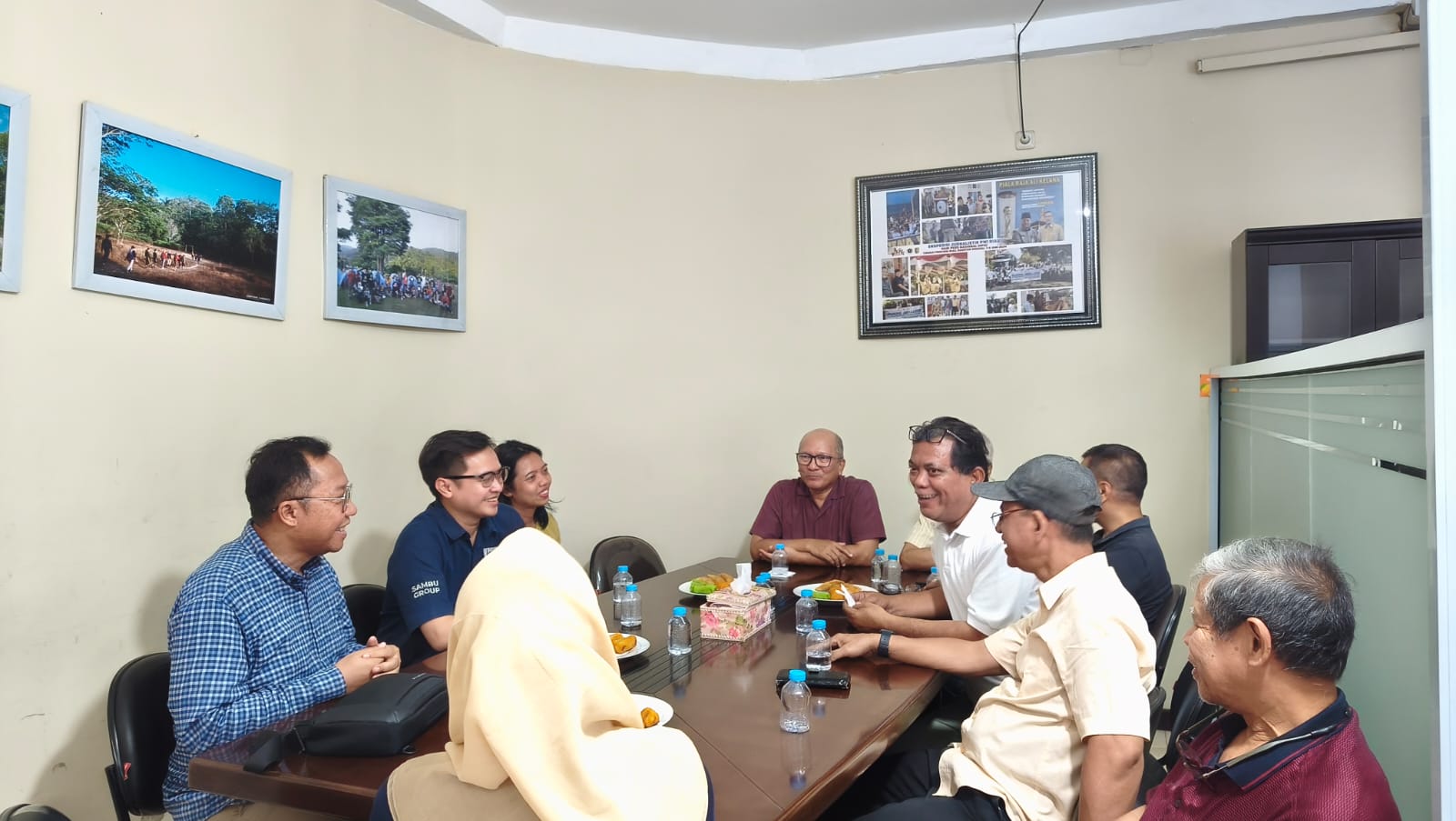 Di Tengah Tantangan Pasar Global, Sambu Group Jajaki Kolaborasi Strategis dengan PWI Riau