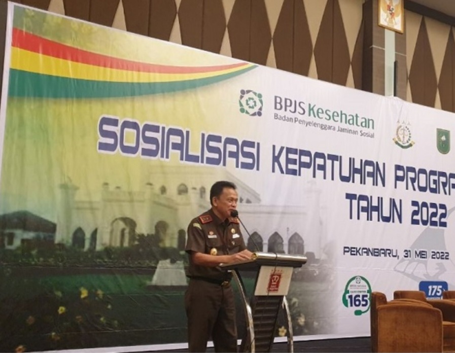 Kajati Riau Monitoring Pelaksanaan Program Jaminan Sosial