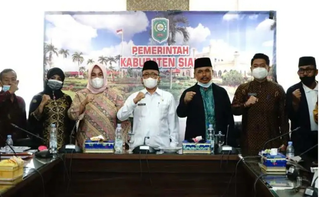 Sekdakab Siak Arfan Usman Terima Kunjungan FPK Riau